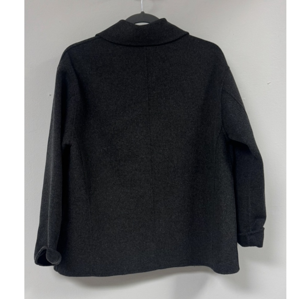 Massimo Duti Wool Pocket Coat in Charcoal- XS. - Picture 2 of 5